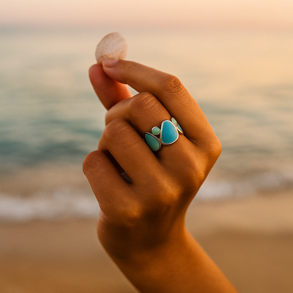 Elenia | Oceaandruppels in 925 zilver