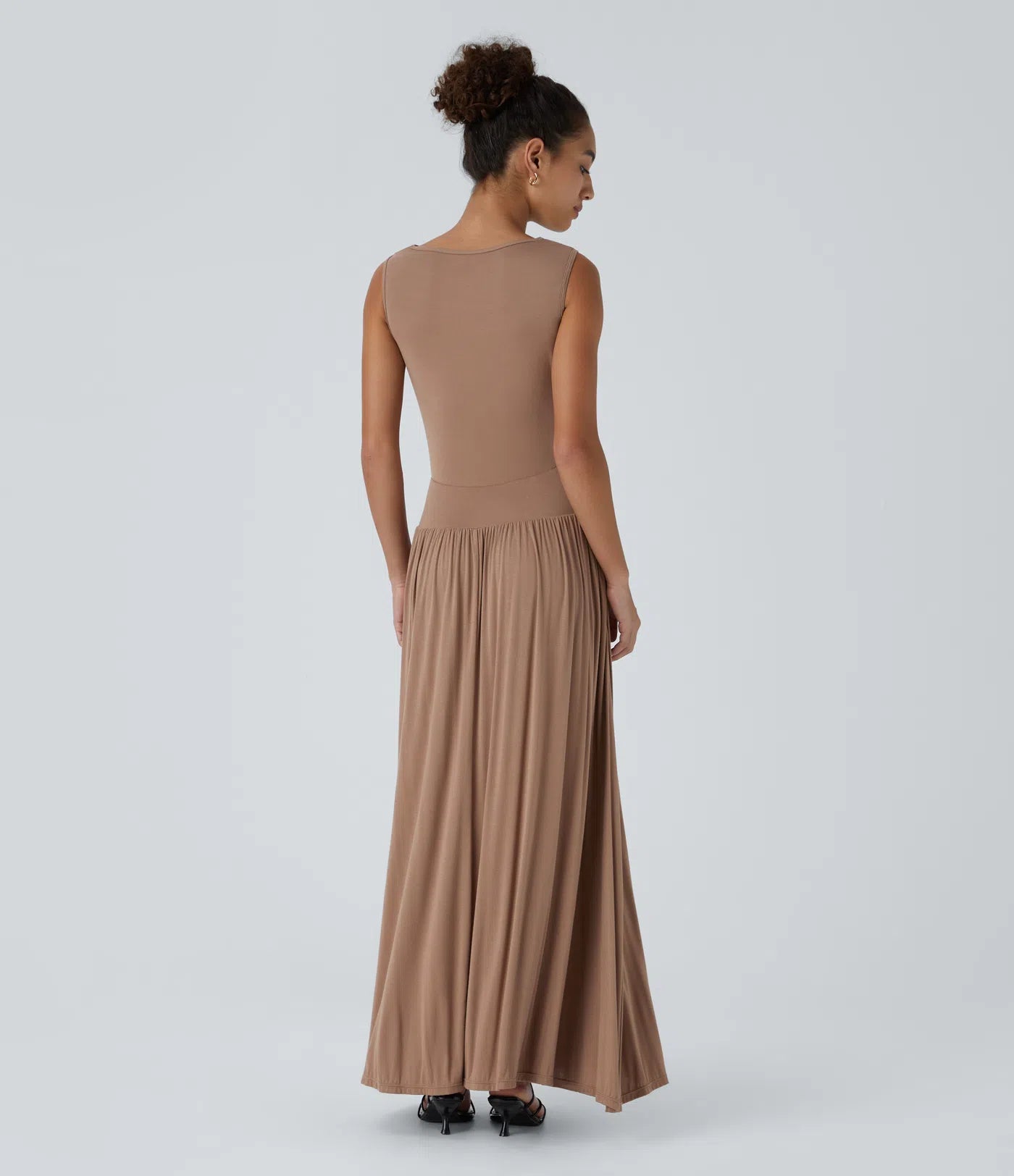 Mandy | Elegante & Comfortabele Maxi Jurk met Ruches en Steekzakken