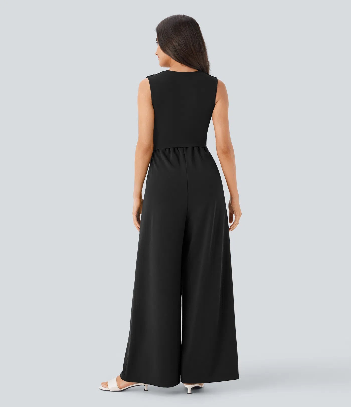 Gabrielle | Elegante Dames Jumpsuit Met V-Hals