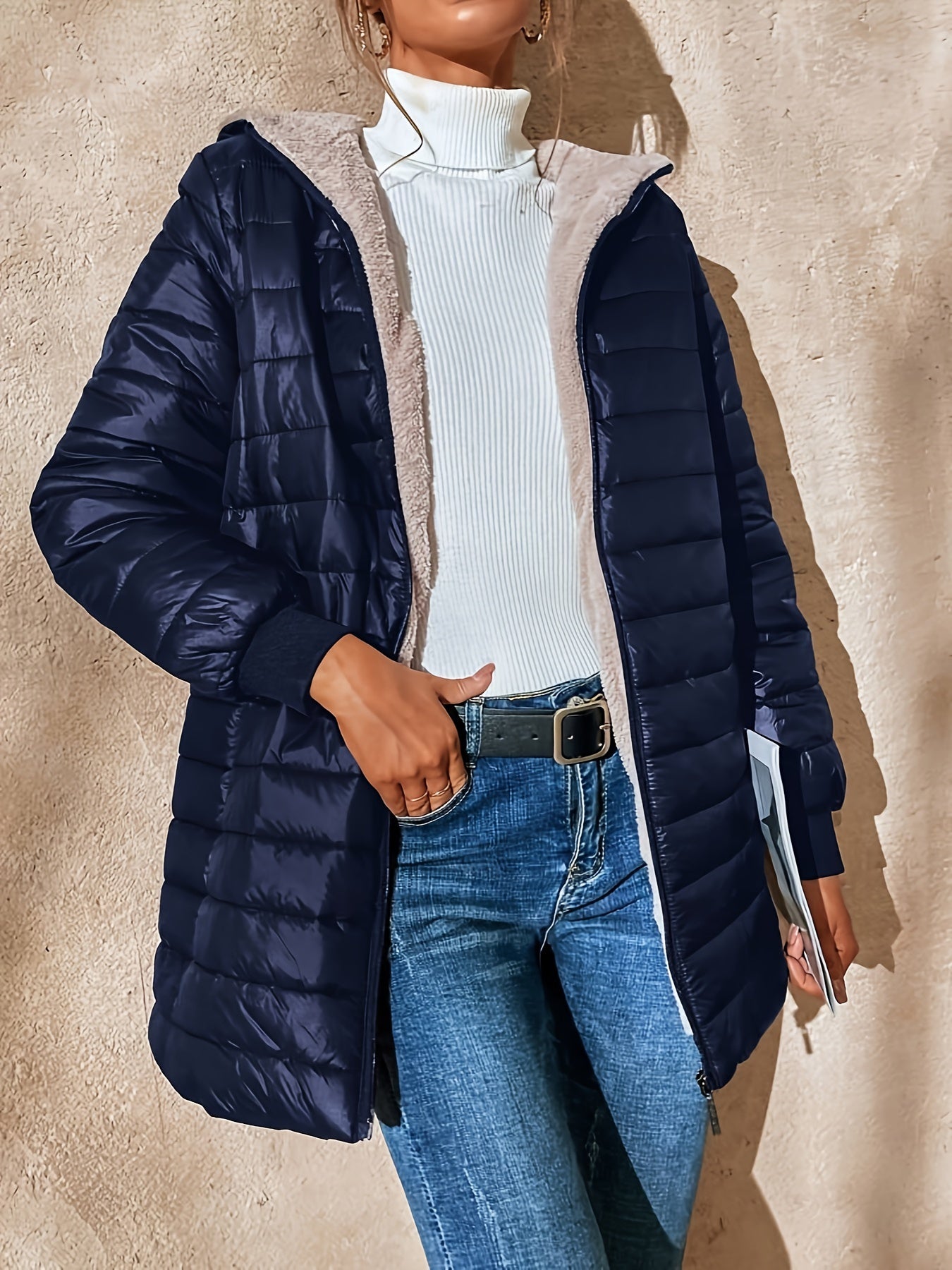 Enrica | Lange casual jas