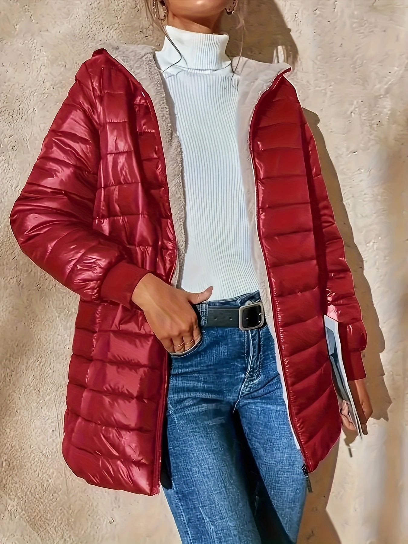 Enrica | Lange casual jas
