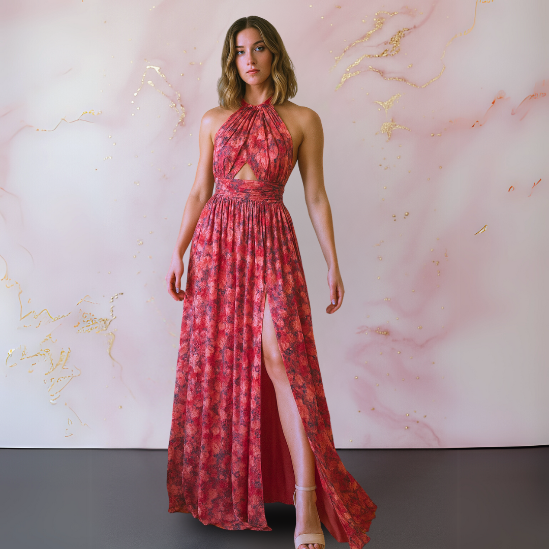 Luna | Elegante jurk met bloemenprint