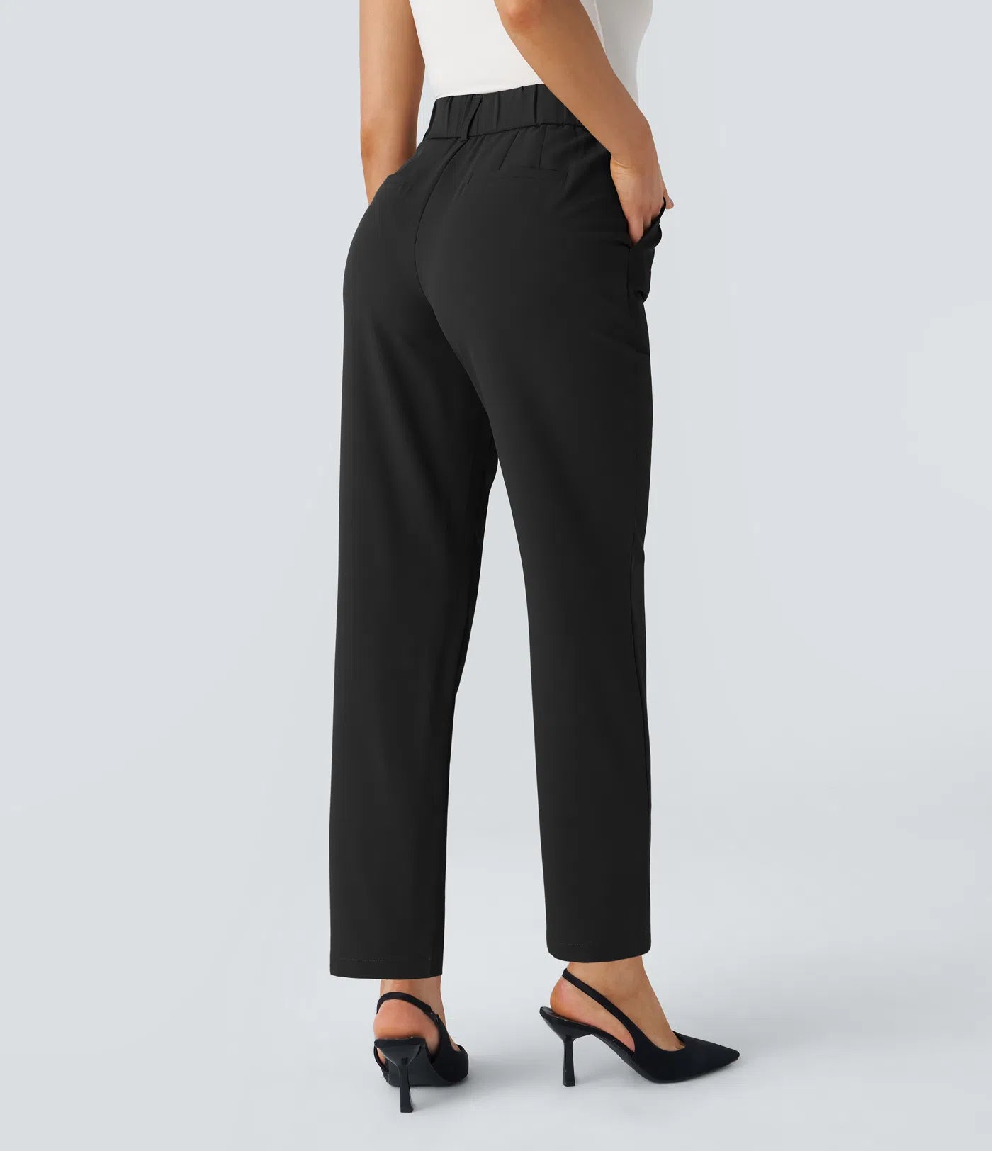 Megan | Comfortabele & Elastische Broek Met Hoge Taille