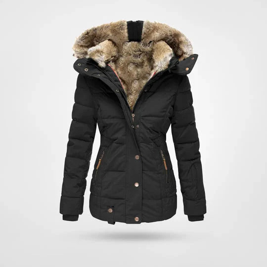 Nora | Warme Winterjas Met Flatterende pasvorm