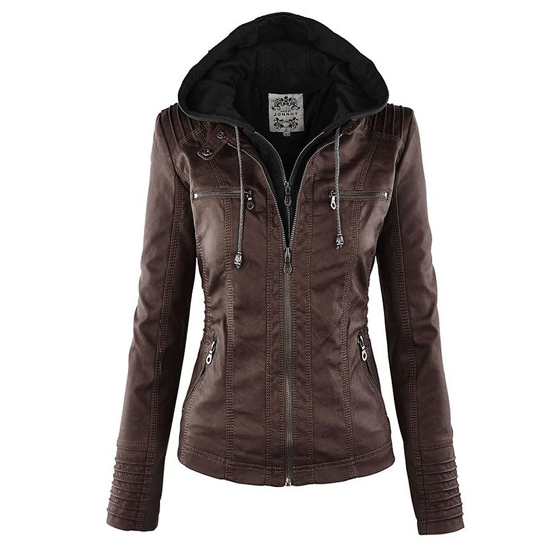 Pia | Stijlvolle & Elegante Leren Jas