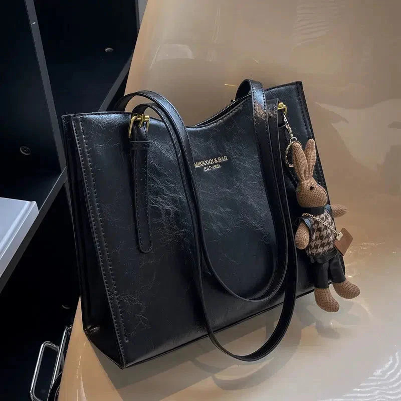 Lena | Elegante Leren Tas + Gratis Tassenhanger