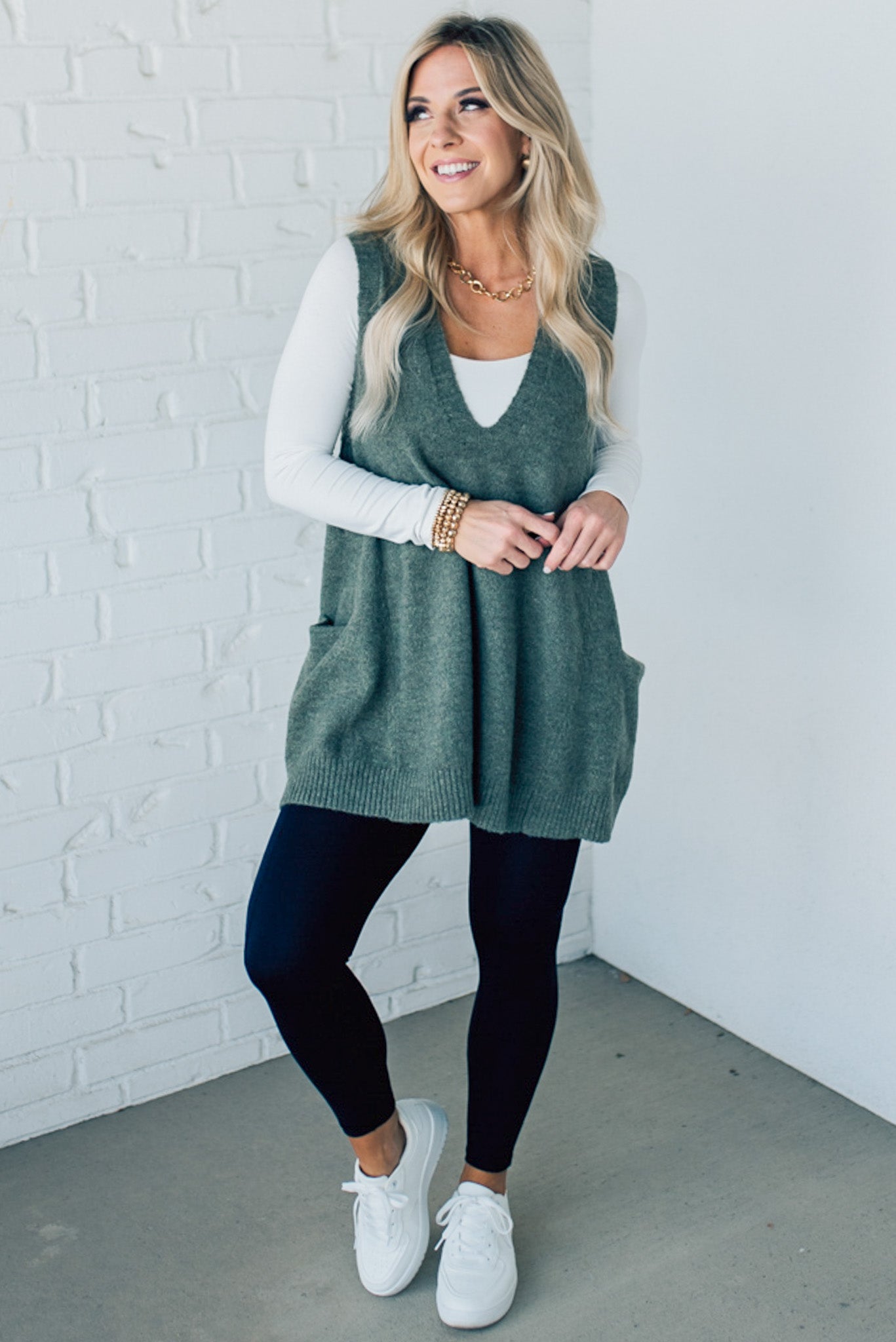 Knit Sweater Vest | 1+1 gratis