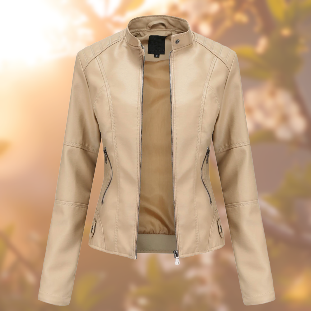 Giorgina | Elegante Leren Jas Voor Dames