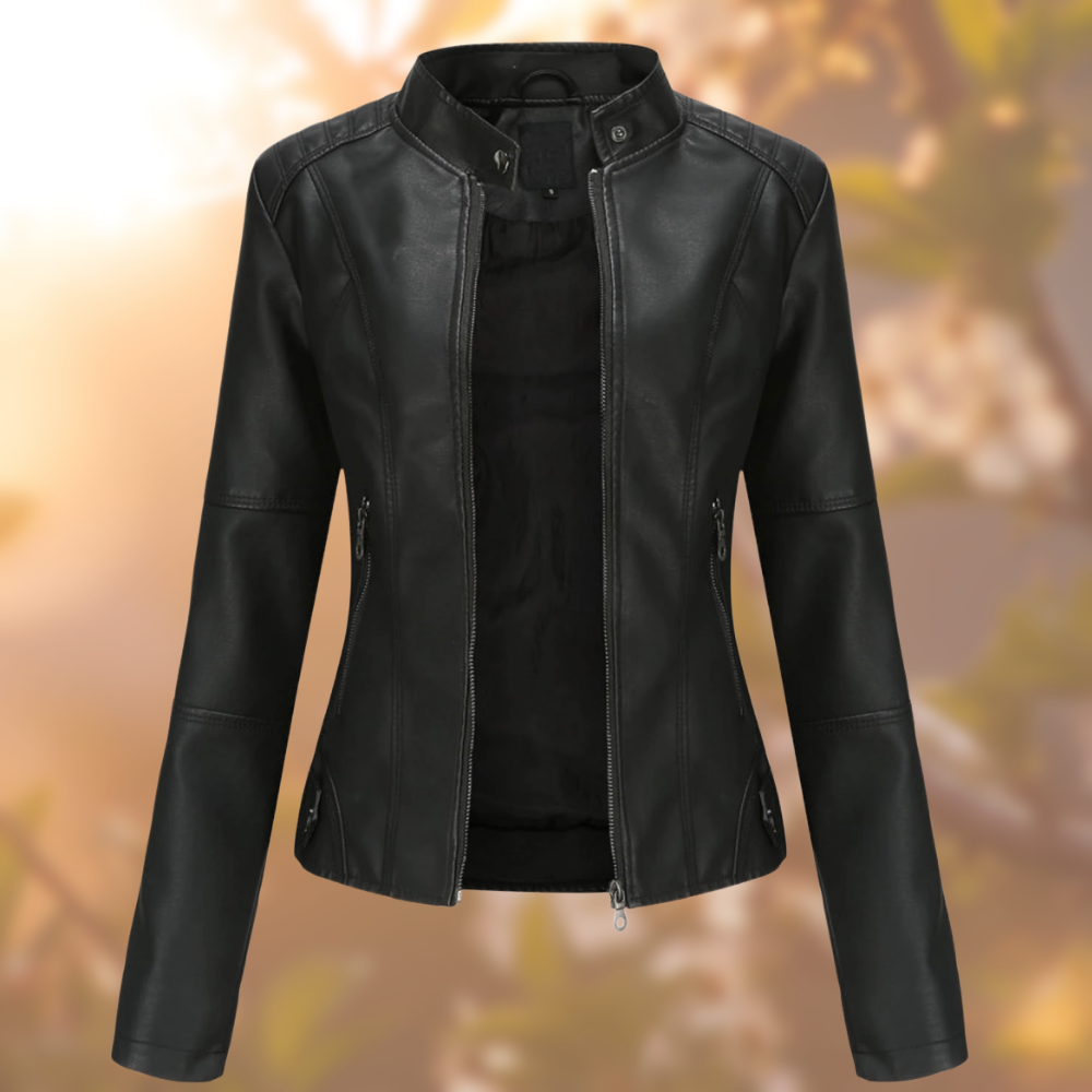 Giorgina | Elegante Leren Jas Voor Dames