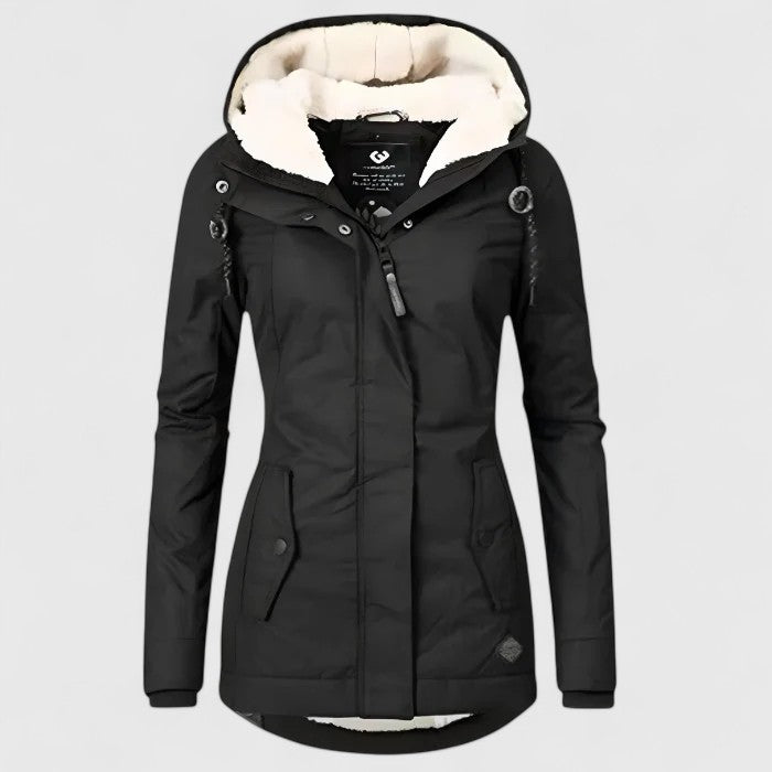 Amélie | Stijlvolle & Waterdichte Winterjas Met Capuchon