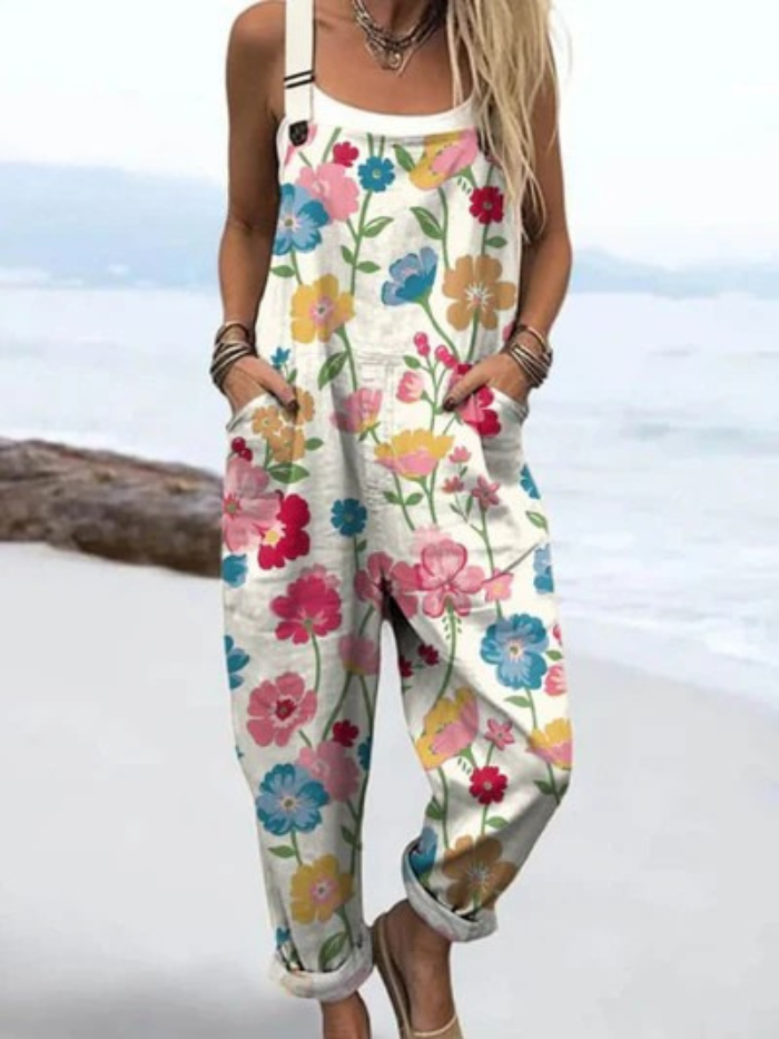 Naomie | Luchtige Vintage Jumpsuit