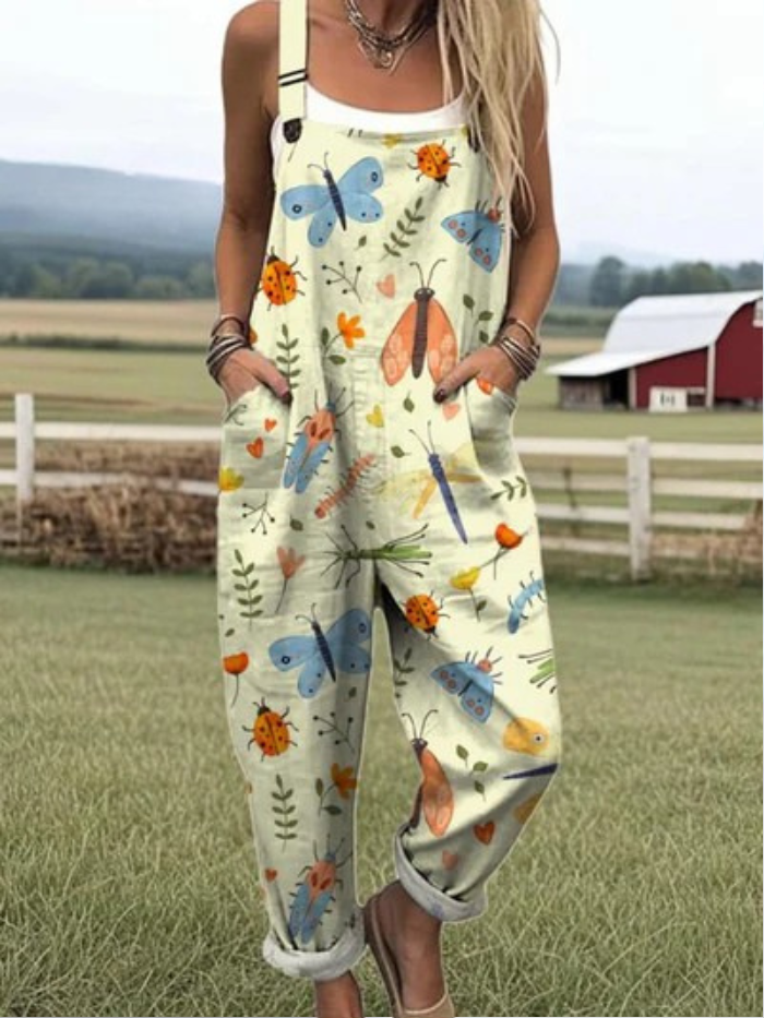 Victoria | Vintage Lente Jumpsuit