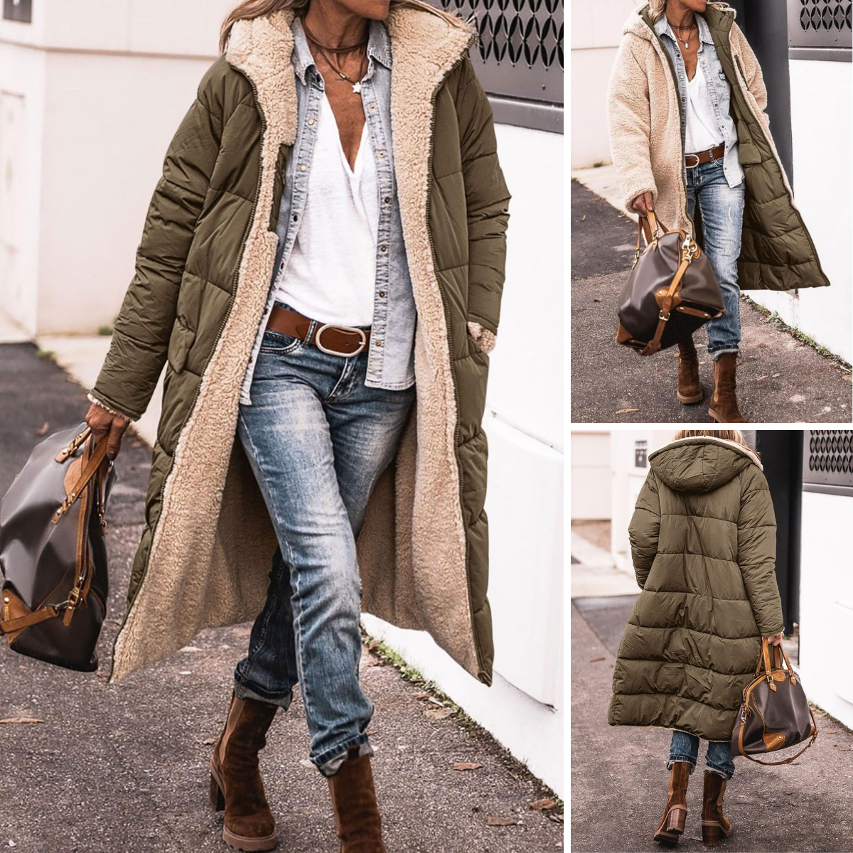 Vera | Elegante & Comfortabele Omkeerbare Jas Voor Alle Seizoenen