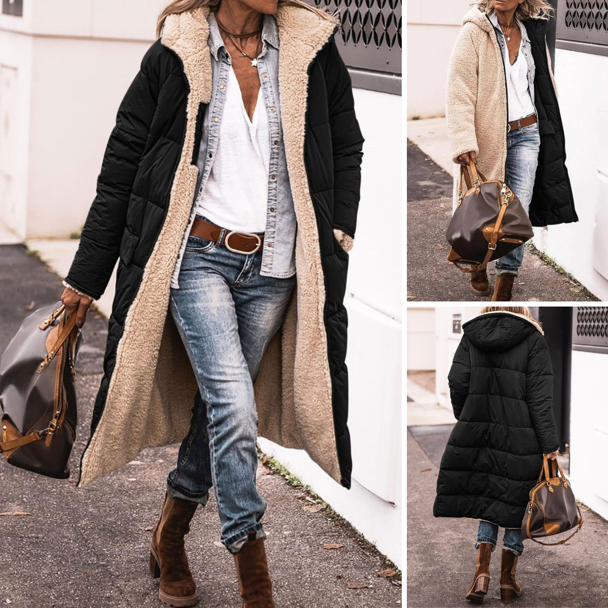 Vera | Elegante & Comfortabele Omkeerbare Jas Voor Alle Seizoenen