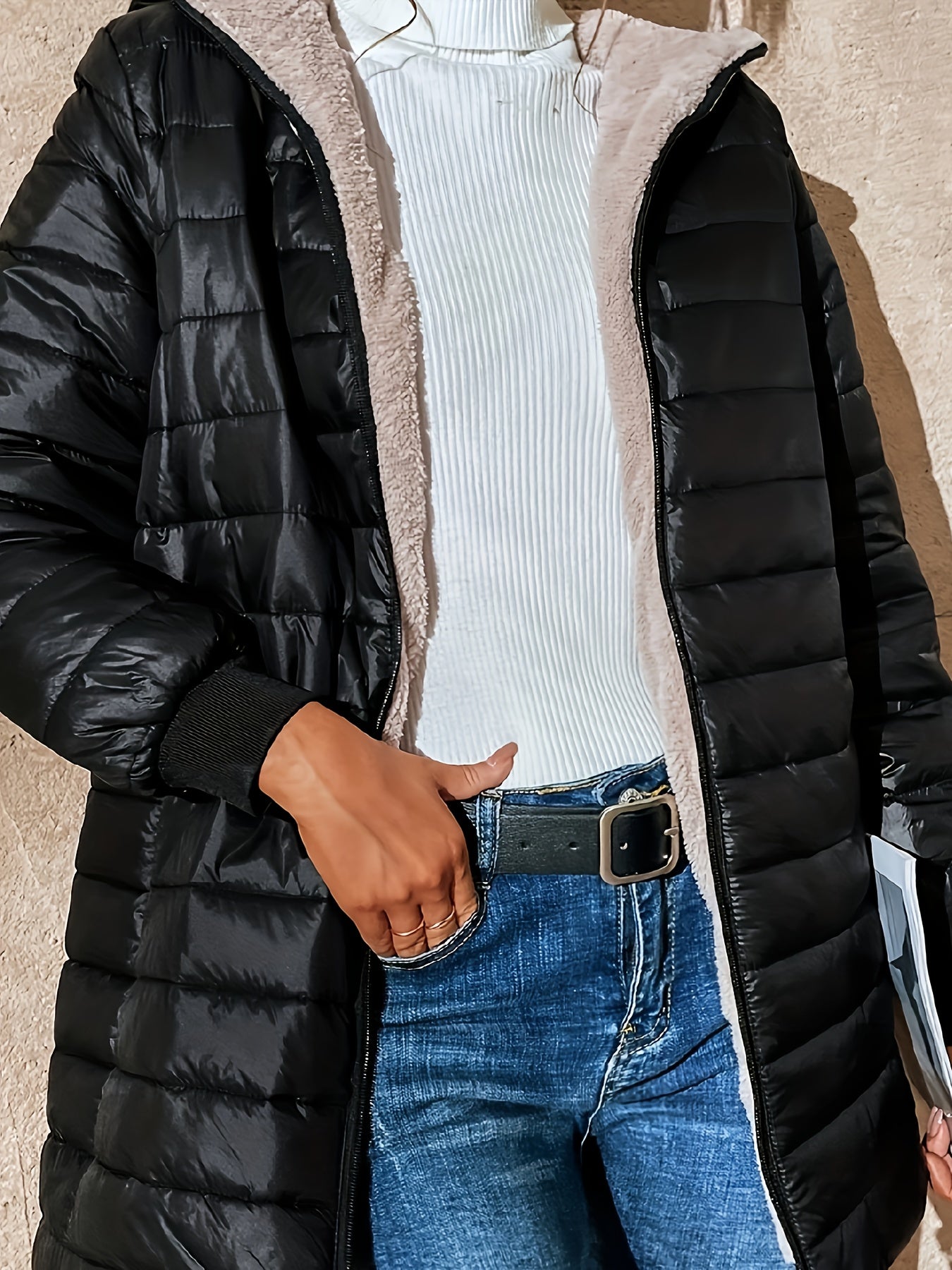 Enrica | Lange casual jas