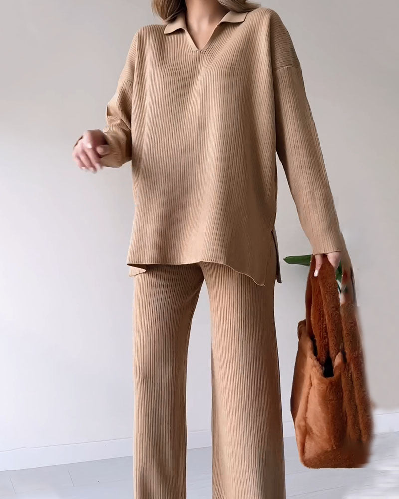 Comfortabele Rib Lounge Set