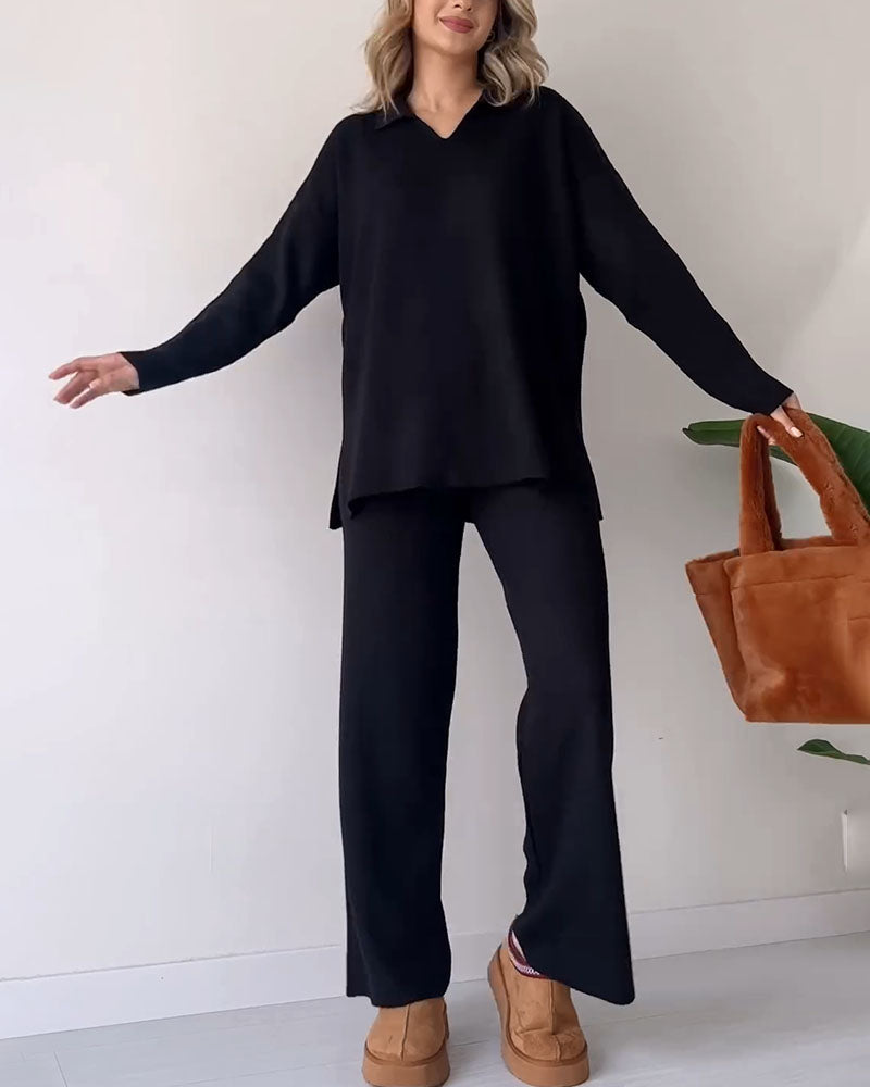 Comfortabele Rib Lounge Set