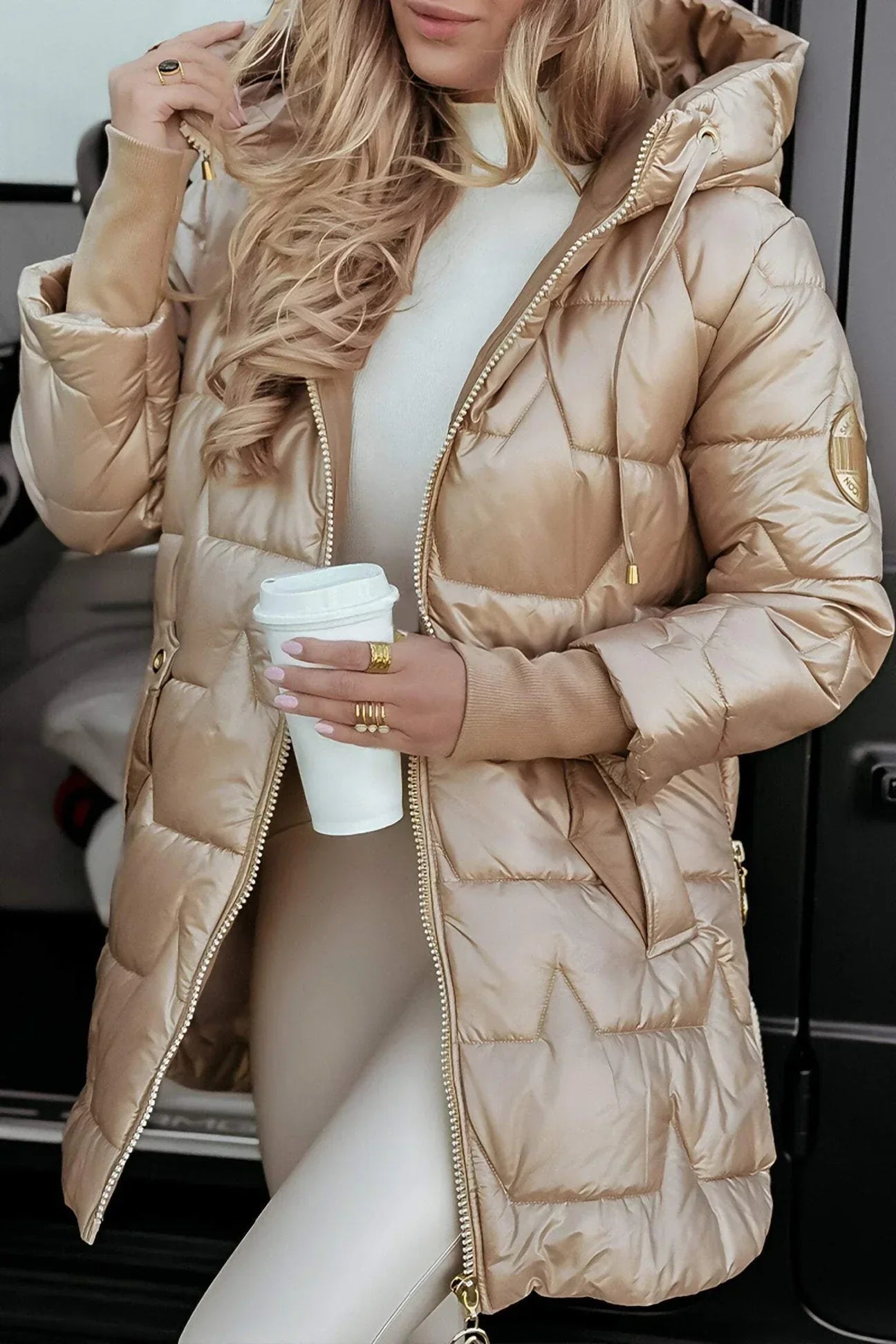 Marisa | Elegante winterjas met capuchon en voering