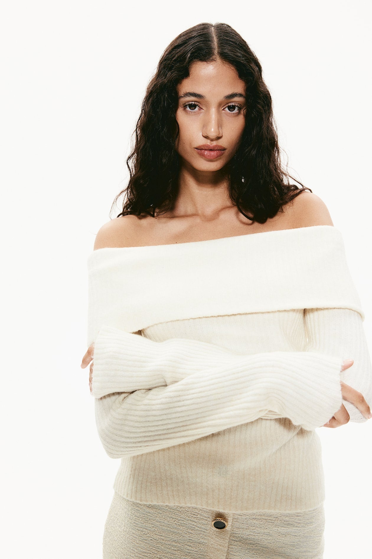 Sacha | Off-the-shoulder trui | 1+1 gratis